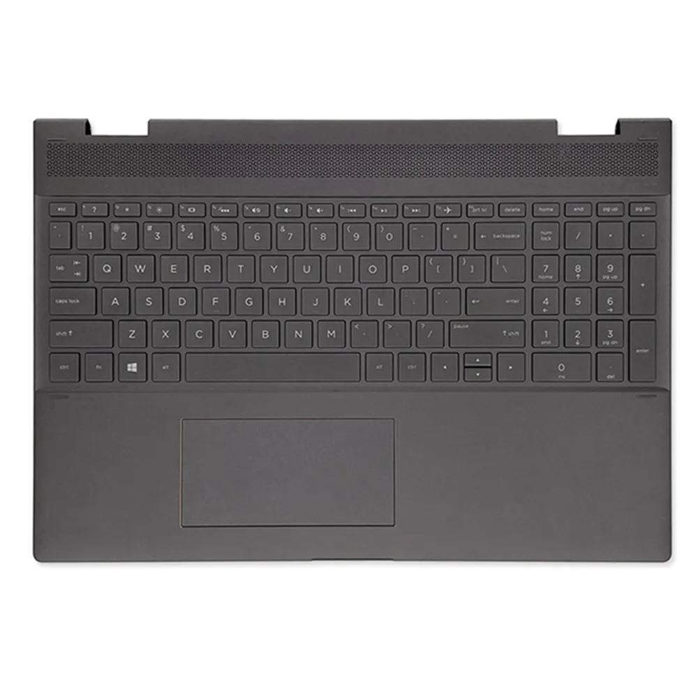 Imagem -04 - Teclado do Portátil Superior da Caixa Traseira Superior do Lcd Capa Inferior Case Escudo para hp Spectre 15-ch 15-ch000 X360 Preto Eua