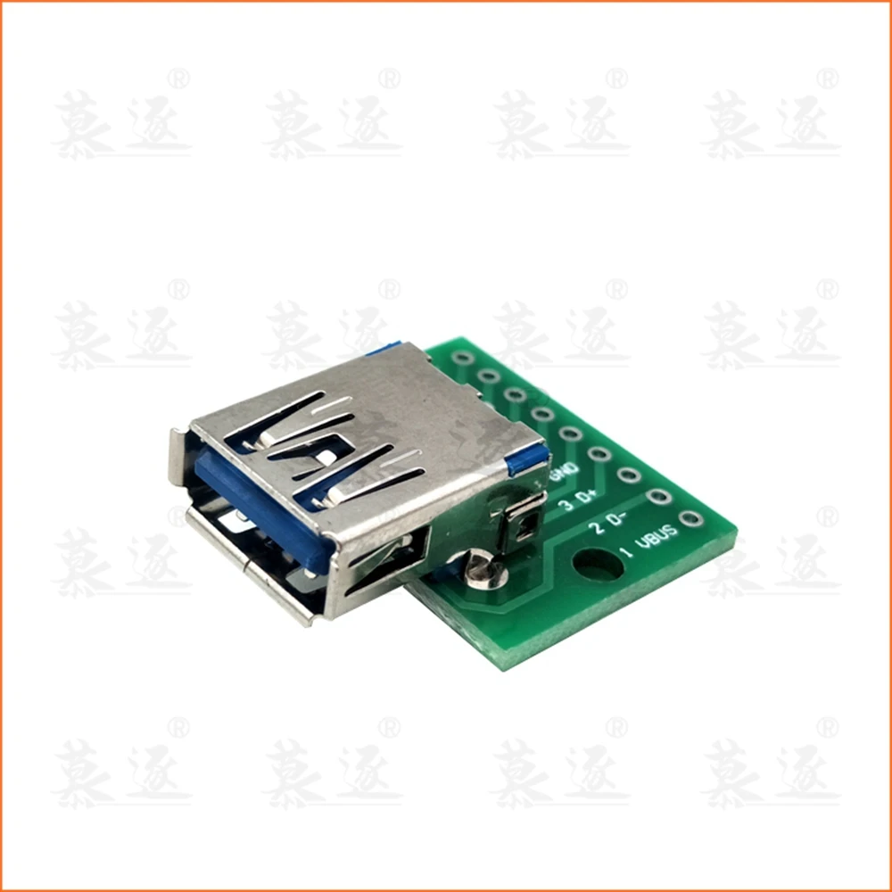 1PC Micro Mini USB USB A Male USB 2.0 3.0 A Female USB B Connector Interface to 2.54mm DIP PCB Converter Adapter Breakout Board