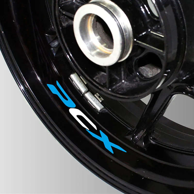 

Motorcycle Rim Tire Reflective Waterproof Personality Stripe Stickers Wheel Decal Sticker For Honda PCX pcx