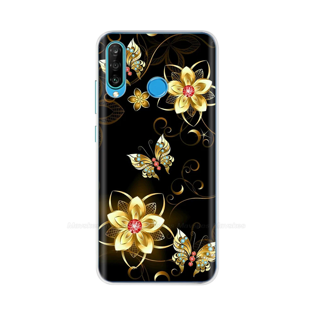 for Huawei P30 Lite Case Soft Silicone TPU Phone Back Cover On for Huawei P30 Pro VOG-L29 p30 ELE-L29 P 30 Lite Phone Case Coque