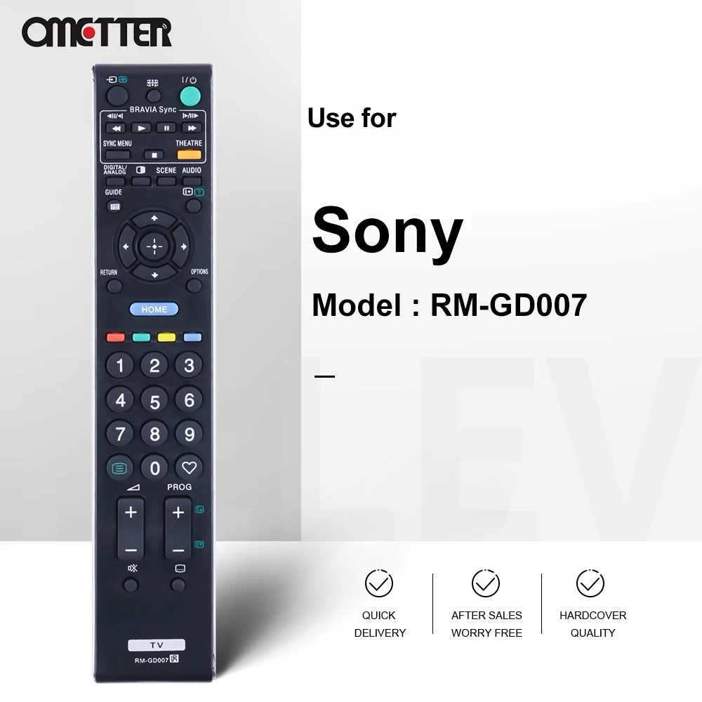 RM-GD007 RM-YD065 Remote Control for Sony TV KDL-22BX320 KDL-32BX320 KDL-32BX321 KDL-32EX340 KDL-32BX420 KDL-32BX421