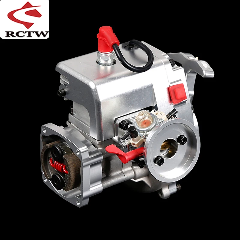 CNC Appearance 36CC Double Ring 4 Bolt Engine (Walbro1107 Carburetor, NGK Spark Plug) for 1/5 HPI KM ROFUN BAHA ROVAN BAJA LT FG