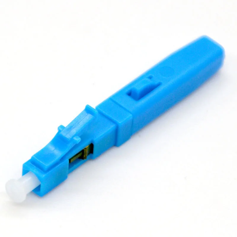 

100pcs LC/UPC Leather Optical Fiber Quick Connector LC Indoor Cold Splice FOR Fast Connector Special Wholesale