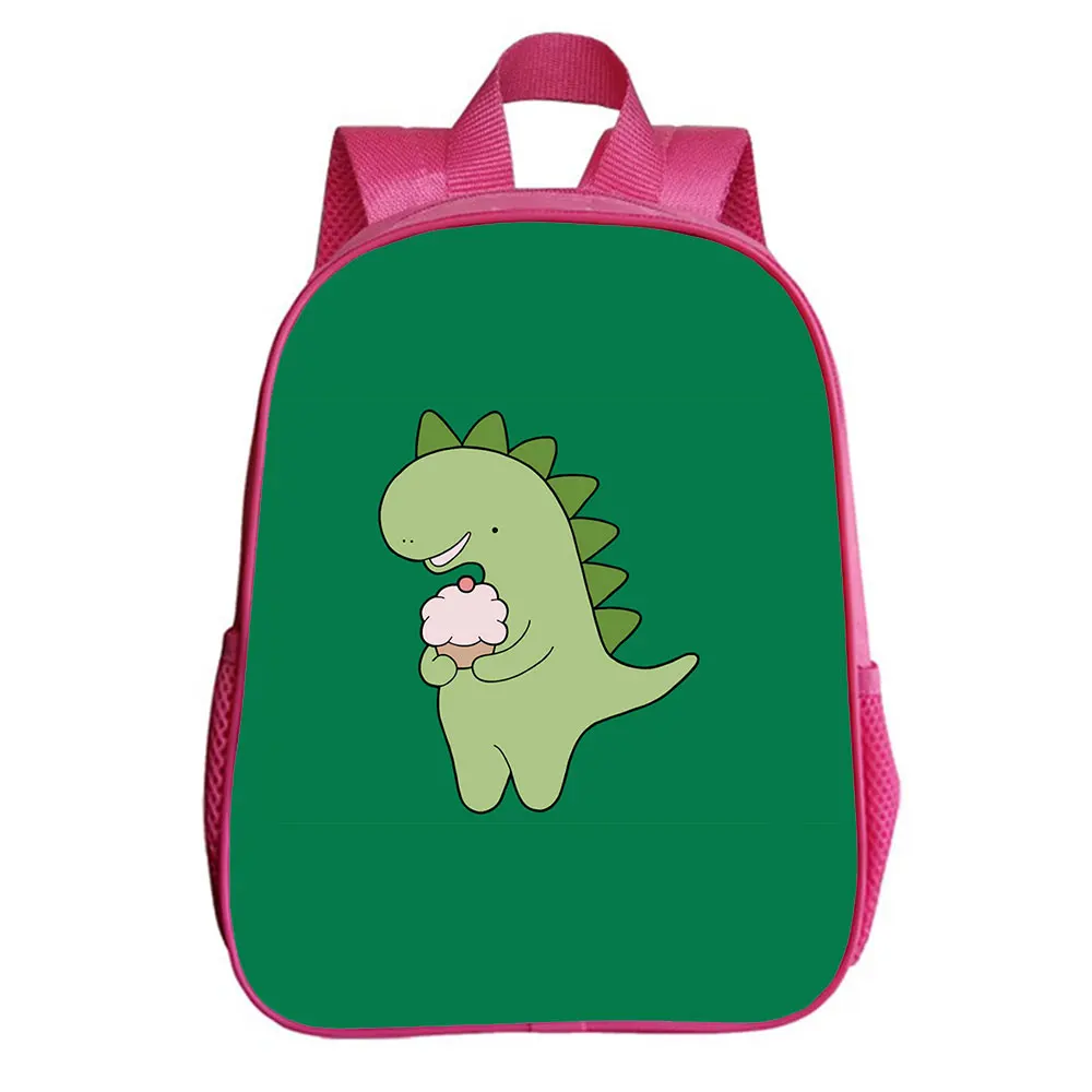 NEW Dinosaur Backpack Children 12 Inches 3D Cartoon Bag Kindergarten Rucksack Baby Boys Girls Kids Anime Knapsack Mochila