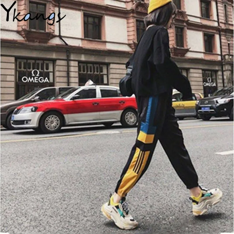 

Joggers Women High Waist Loose harajuku Casual Trouser Harem Pants women's sports pants Female Sweatpants streetwear korean