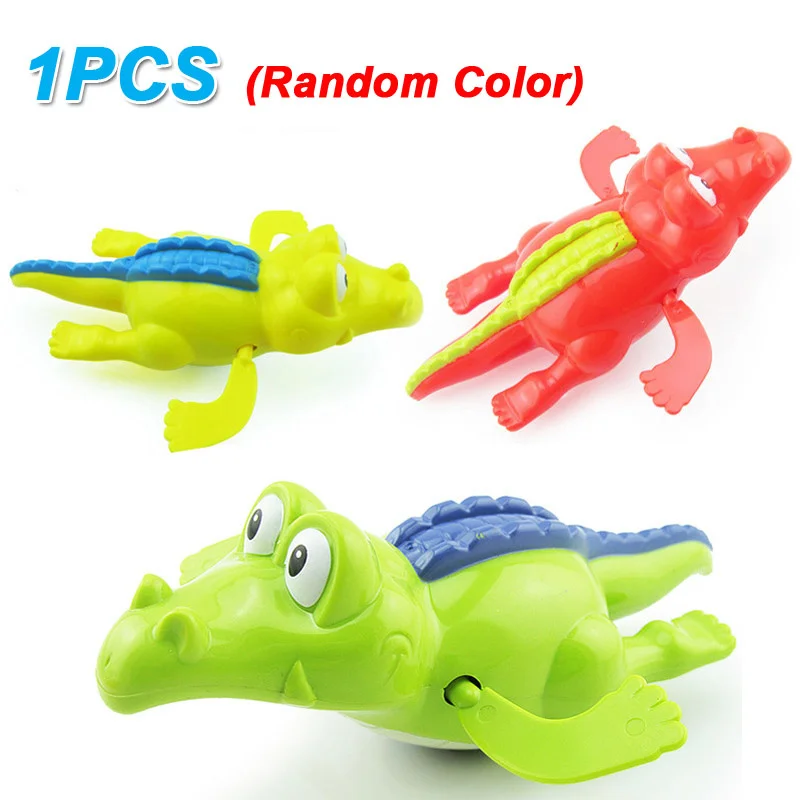 Baby Water Toys Swimming Pool Cartoon Animal Tortoise Classic Wound-up Chain Clockwork Bath Toys for infant 0 12 24months