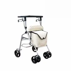 Ältere Walker Shopping Trolley, Freizeit Kinderwagen Falten Warenkorb Mit Sitz Für Indoor & Outdoor