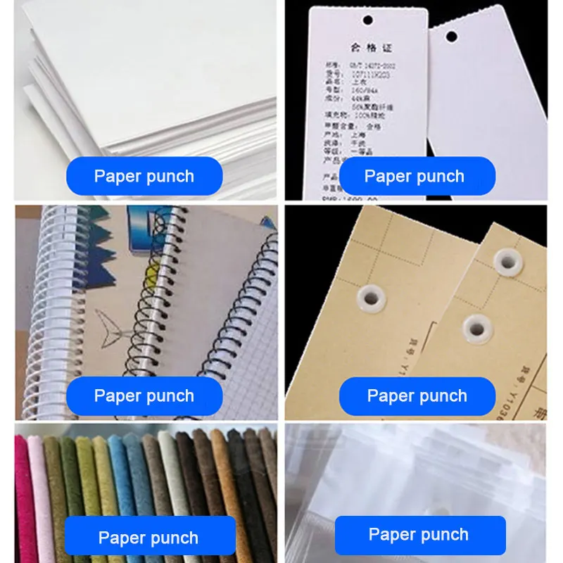 

Электрическая бирка с регулируемой толщиной/ручкой, бумажный пакет/перфоратор для деловых карт, переплетная машина, с дрелью