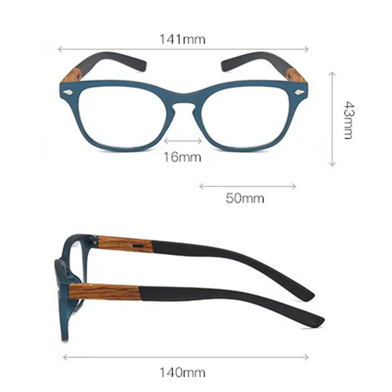 

MGHBHS High-end men's reading glasses fashion trand women's reading glasses +1.0 +1.5 +2.0 +2.5 +3.0 +3.5 +4.0