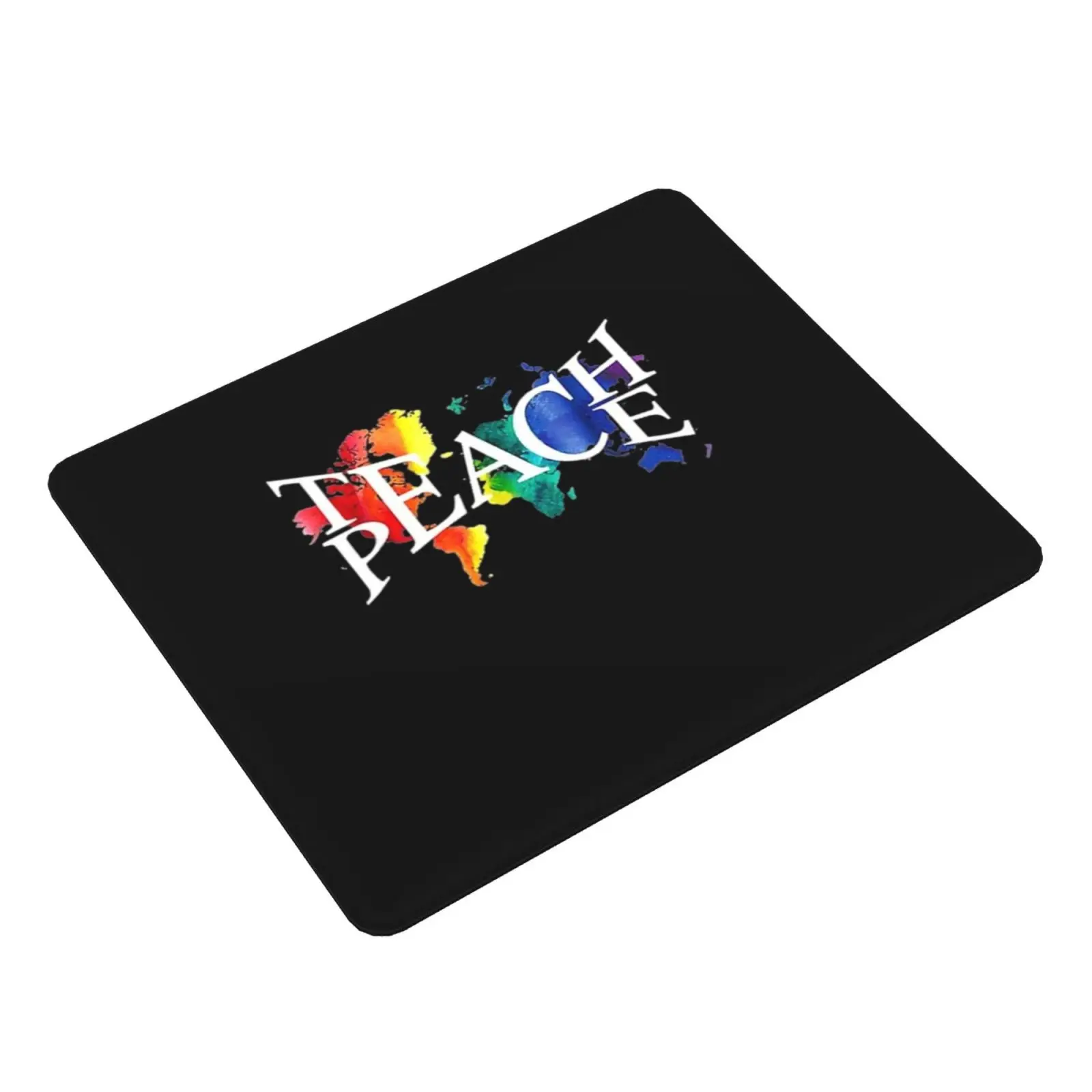 Teach Peace Mouse Pad DIY Print Teach Teaching Teacher Peace Hippie Educator