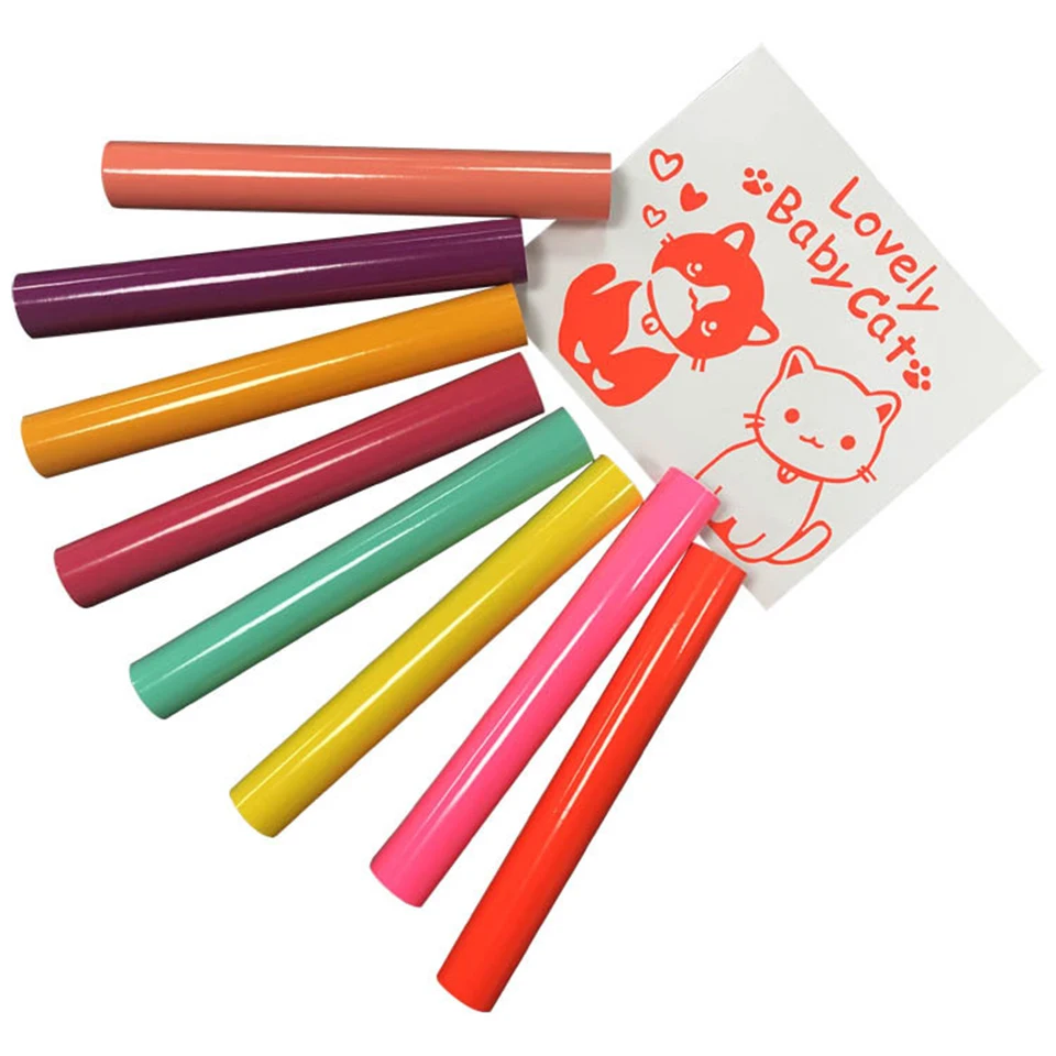 

Glossy PVC Vinyl Roll, Self-Adhesive Permanent Film for Sign Making, Window Decals, Glass Door Advertising, 5FT Roll GA01-20