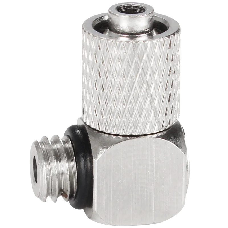 5Pcs Male Thread M3 M4 M5 M6 -Air Tube 3mm 4mm 6mm OD Mini Pneumatic Pipe Connector Screw Through Quick Fitting Fast Twist Joint