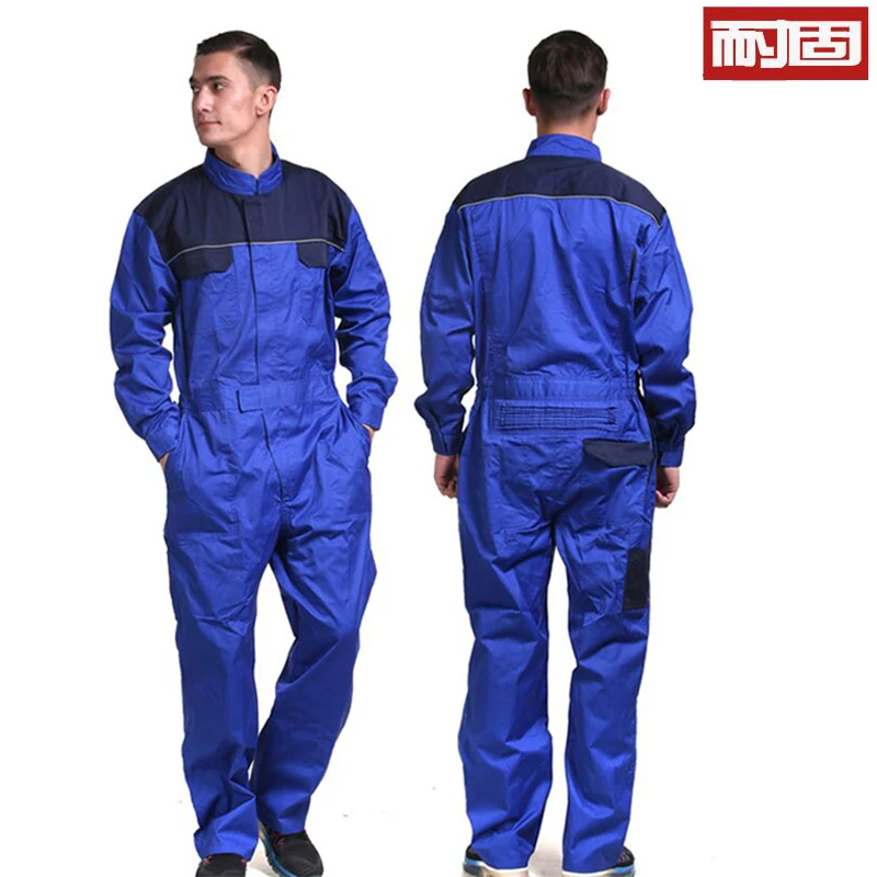 Work Wear Overalls for men Fashion Tooling Loose Cargo Overalls Long Sleeve Repairman Auto Repair Jumpsuits