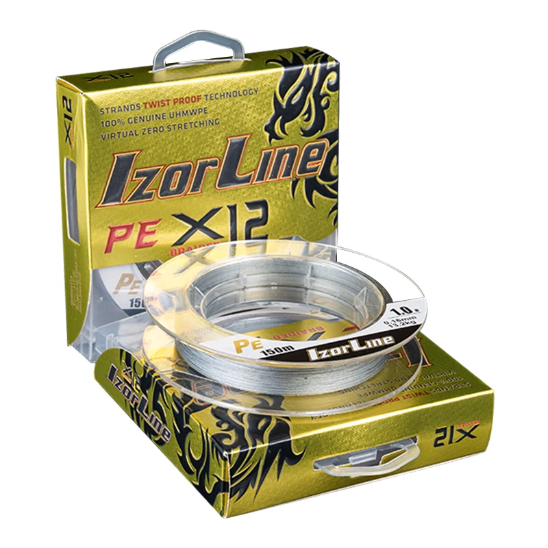 150m 12 Strands Braided PE Fishing Line 0.8#-12.0# High Density Fishing Thread Pesca Tackel Mar Rock Fishing Line Accesorios Mar