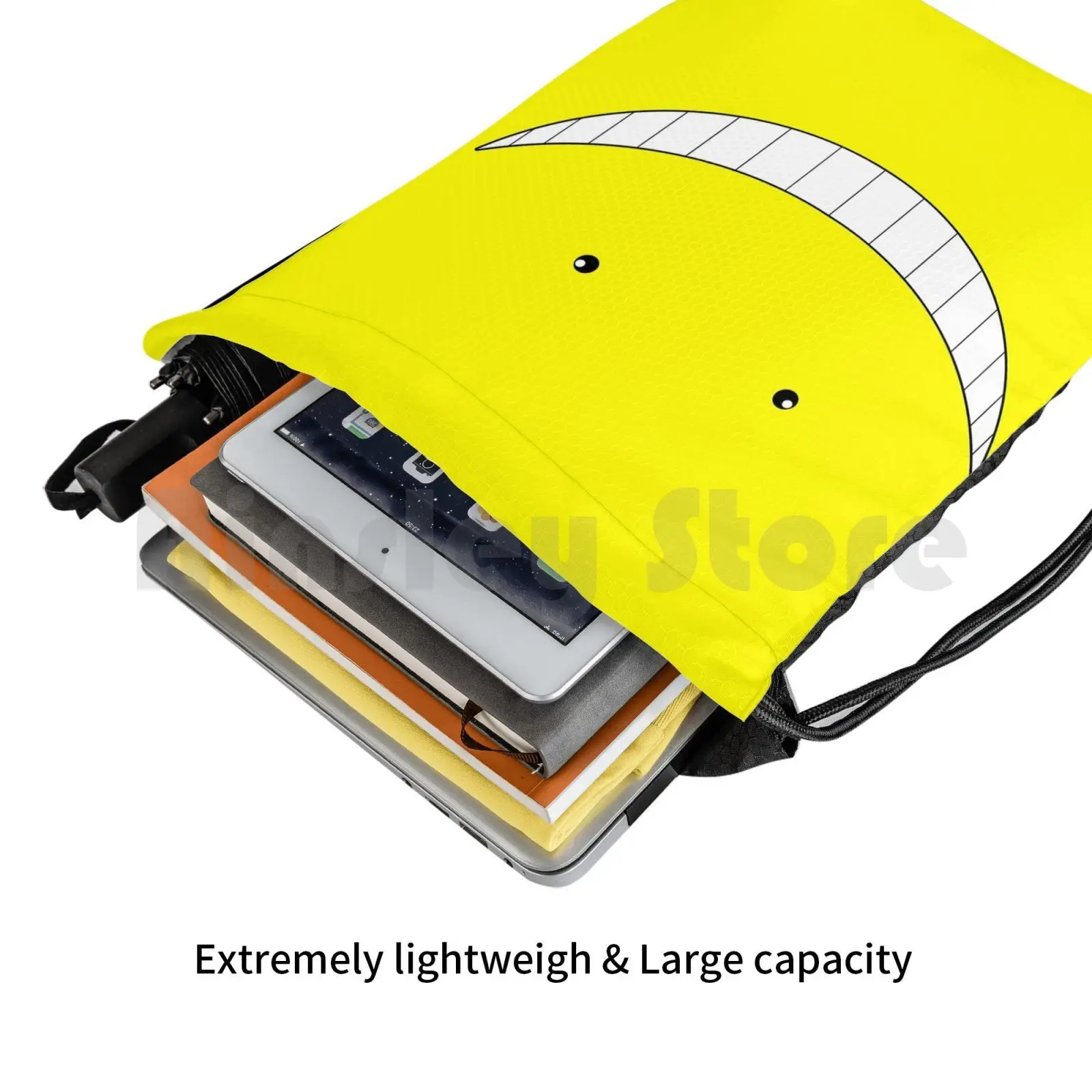 코로 스마일 배낭 드로스트링 백, 승마 등산 체육관 가방, 암살 교실, 코로 센세이