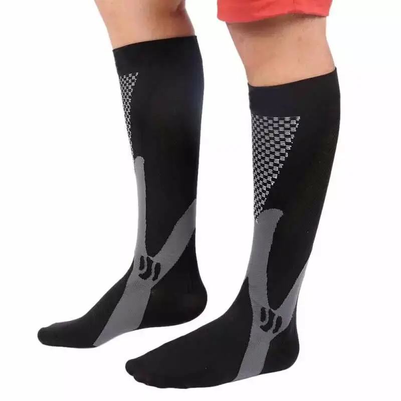 2/3/4 Pairs Running Men Compression Socks Fit Varicose Veins Football Soccer Stockings 30 Mmhg Atheletic Men Women Sports Socks