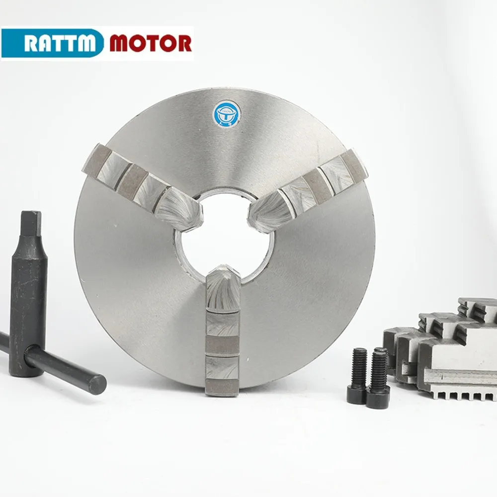Manual chuck Three 3 4 jaw lathe chuck K11-160mm K12-160mm self-centering chuck Machine tool lathe part