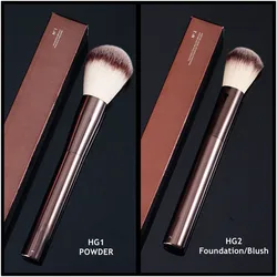 Hourglass No.1 Powder / 2 Blush Makeup Brush - Luxurious Soft Synthetic Hair Powder Bronzer Blush Foundation Cosmetics Tool