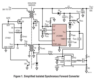 LTC3900ES8 LTC3900IS8 LTC3900HS8 LTC3900MPS8 LTC3900 - Synchronous Rectifier Driver for Forward Converters