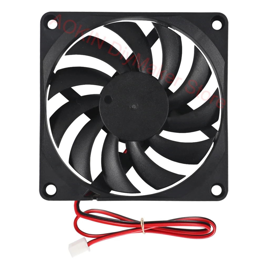 Brushless Cooling Fan 8010 Cooling Fan 5V 12V 24V 2 Pin 80x80x10mm Pc Computer CPU System Heatsink