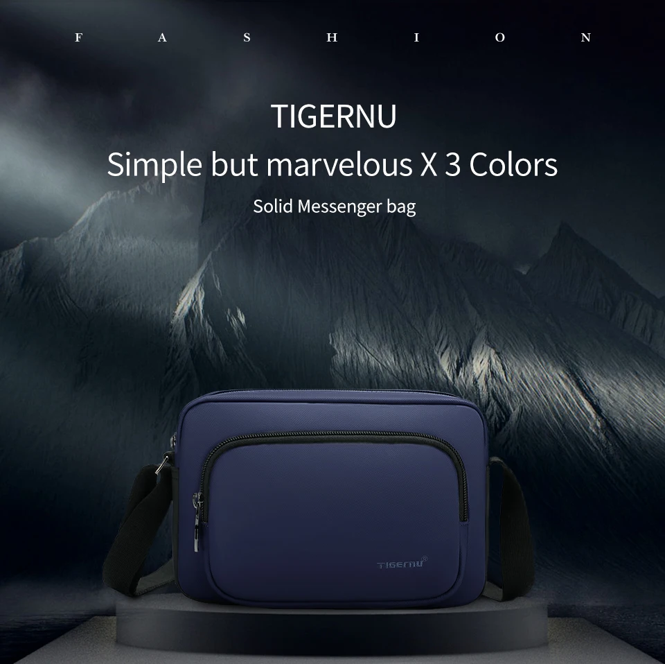 Tigernu Neue 0,2 KG Leichte Mode Männer Schulter Tasche Hohe Qualität Wasserdichte Männliche Mini Taschen Messenger Taschen Für Männer Für frauen – Detail 1