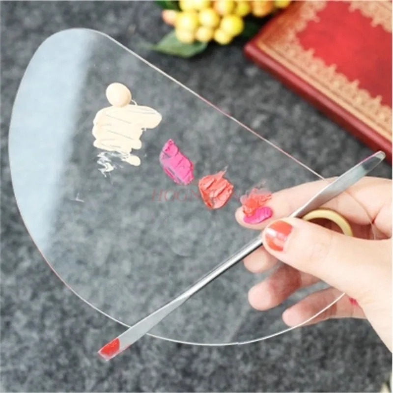 Paleta de maquillaje acrílico, base, tóner líquido, herramientas de belleza, venta ultraligera