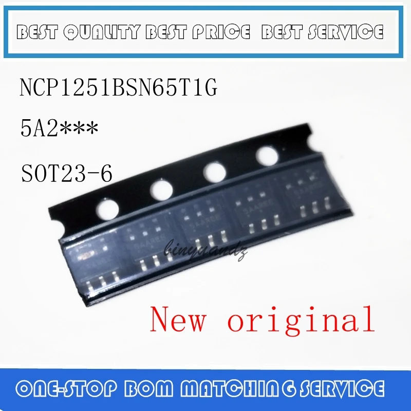 30PCS-100PCS NCP1251BSN65T1G 5A2 SOT-23 NCP1251 SOT23 NCP1251BSN65 SOT 5A2RCL new original