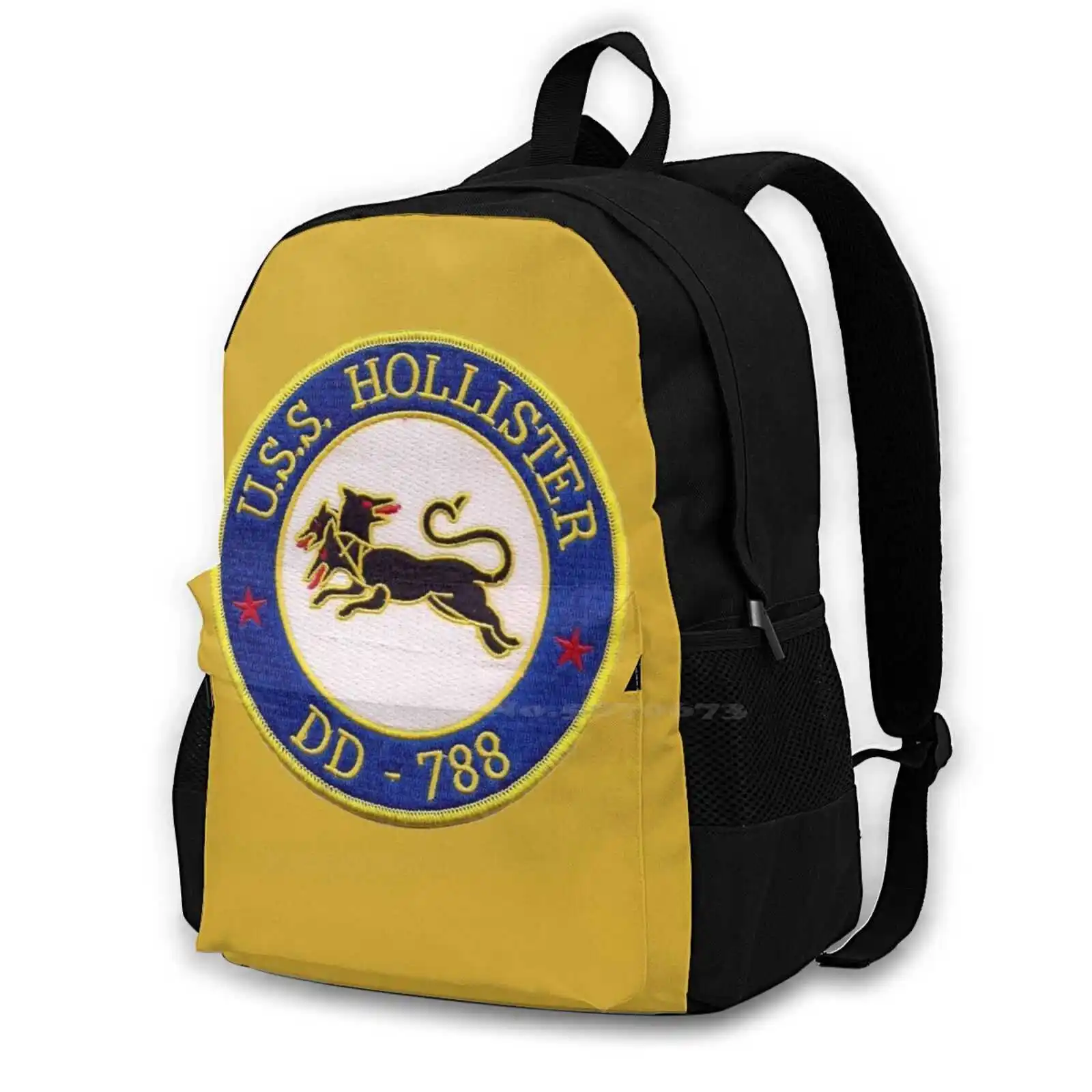 Uss ( Dd-788 ) Ship's Store Backpack For Student School Laptop Travel Bag Uss Uss Dd 788 Dd 788 Destroyer Navy Usn Christmas