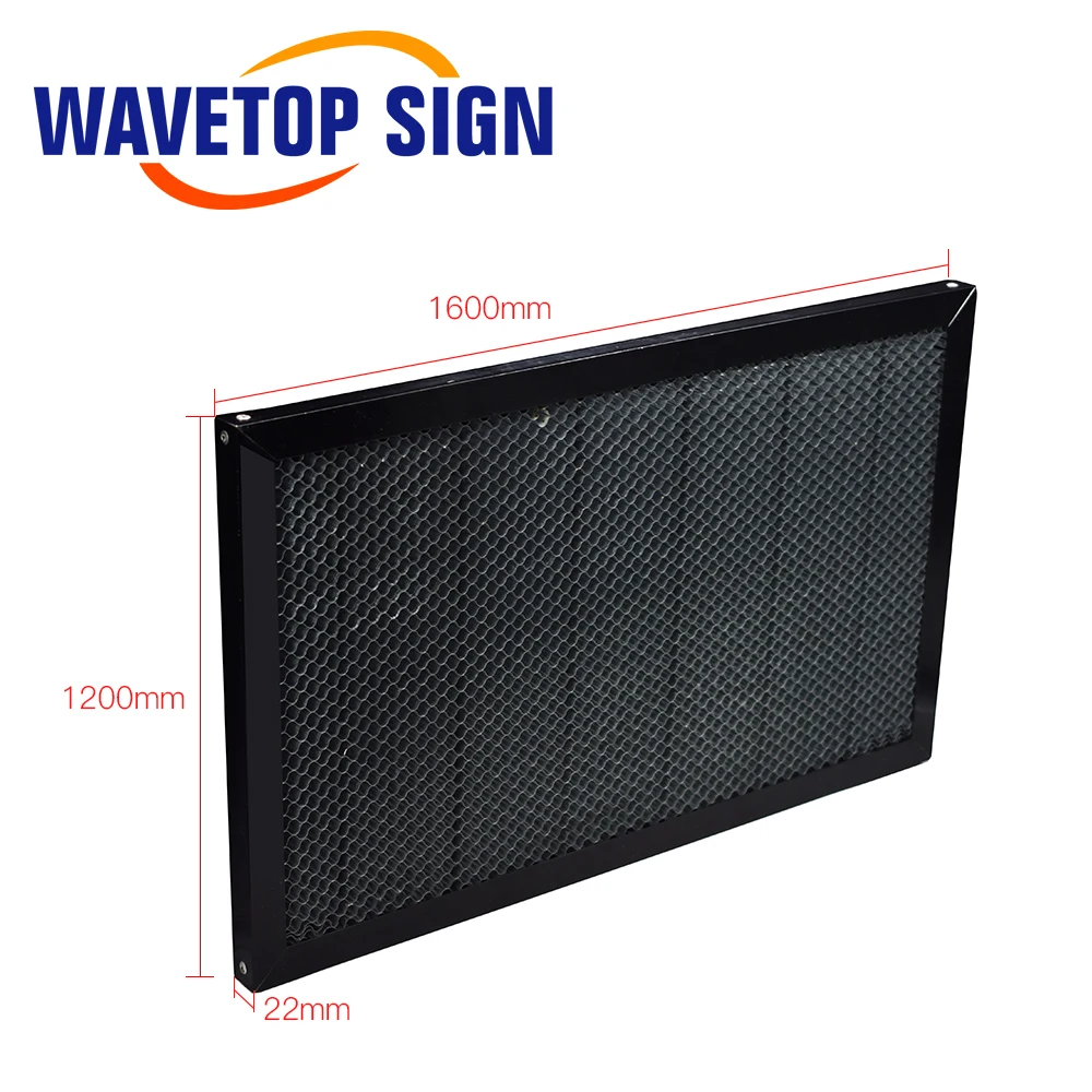 WaveTopSign Laser papan kerja sarang lebah, suku cadang Laser untuk pengukir dan pemotong CO2 1600x1200mm