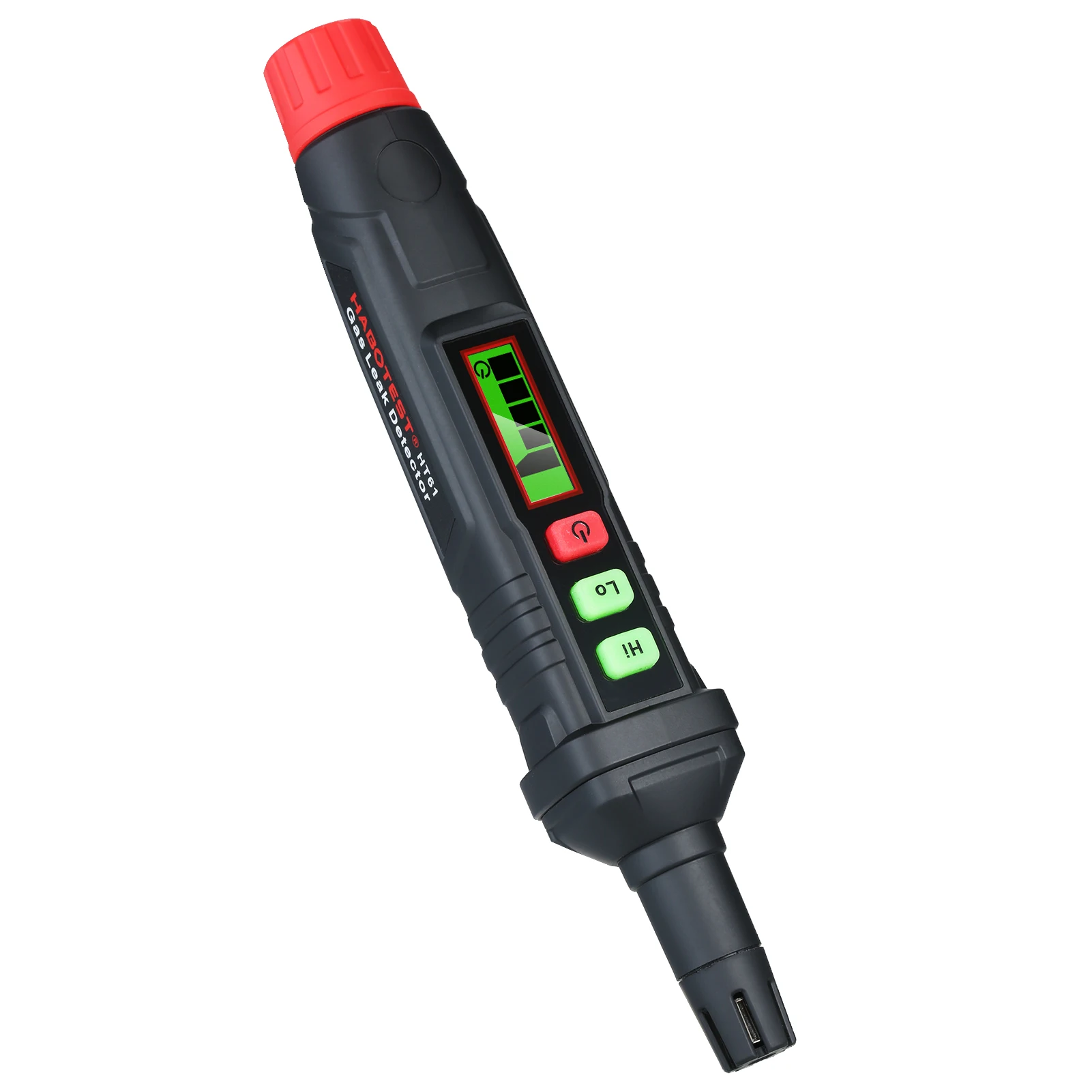 HABOTEST Portable Gas Leak Detector Alarm Combustible Gas Detector with Audible and Visual Alarm All Types of FlammableGases