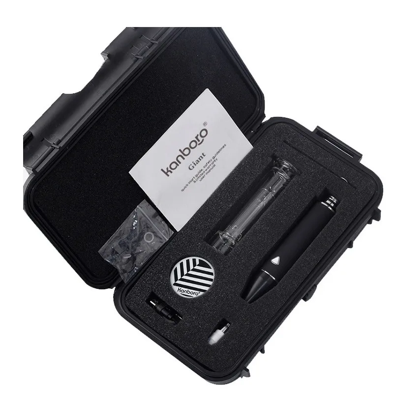 Оригинальный гигантский электронный испаритель Kanboro в виде ручки, керамическая катушка, стеклянный фильтр для воды, испаритель для сухой травы