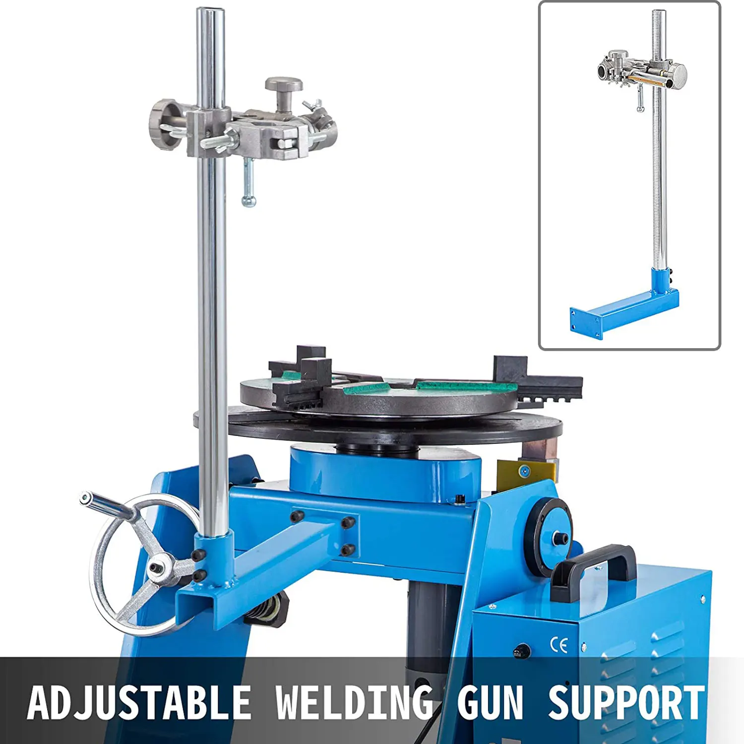 100KG Rotary Welding Positioner Turntable Table High Positioning Accuracy Suitable for Cutting, Grinding, Assembly