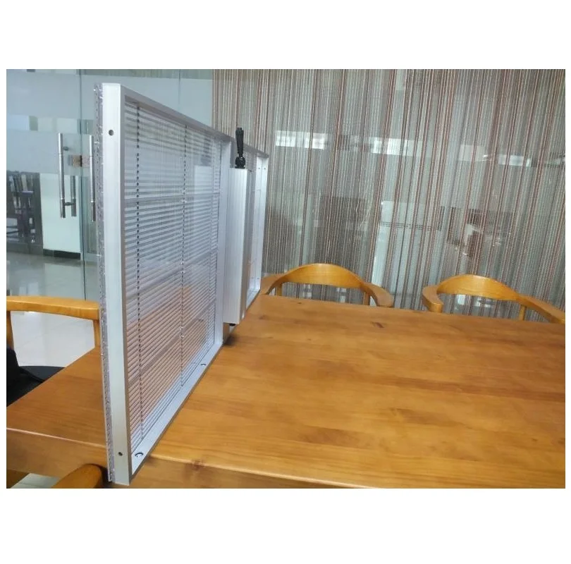 P3.91-7.81 Window Glass Advertising TV Panels Indoor Transparent Led Display Screen Led Vision