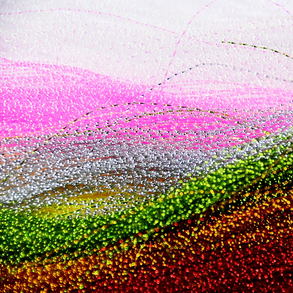 Material para atar moscas MNFT – Flashabou espiral y Crystal flash - imagen 2