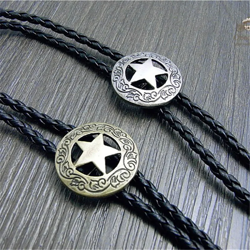 

Western Cowboy Star Bolo tie Rodeo Dance Necktie Bola tie