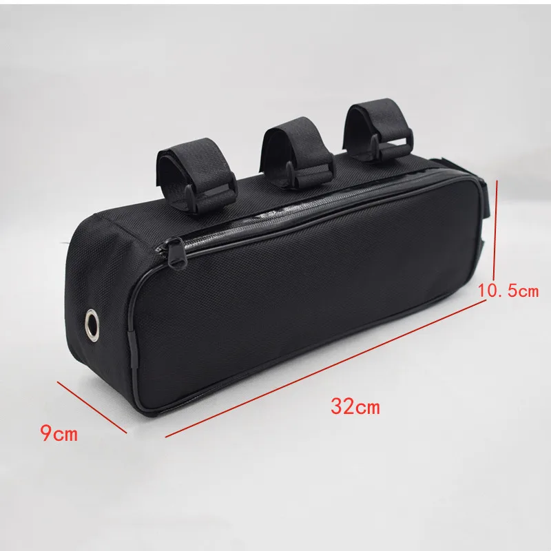 Bicycle Beam Bag Battery Controller Hanging fixed Tube Frame Bike Bag Li-ion Storage Waterproof Cycling Front Beam Bag ﻿