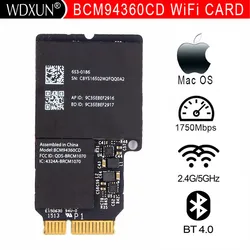 WiFi Wlan Bluetooth BT 4.0 Card BCM94360CD BCM4360CD 802.11ac for MAC A1418 A1419 635-0014