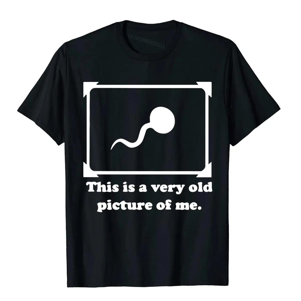 This Is A Very Old Picture Of Me (Funny T-Shirt) Slim Fit Tees For Men Cotton Top T-Shirts Japan Style Faddish