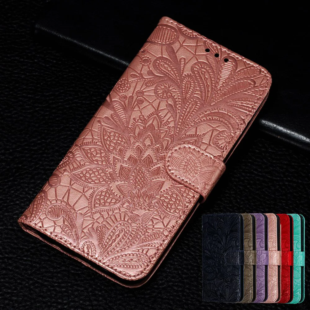 Lace Flip Floral Case for Samsung Galaxy A51 A13 A23 A31 A32 A52 A72 A20S A30S A10 A50 A22S A20 A20E A12 M21 A02S Wallet Bags