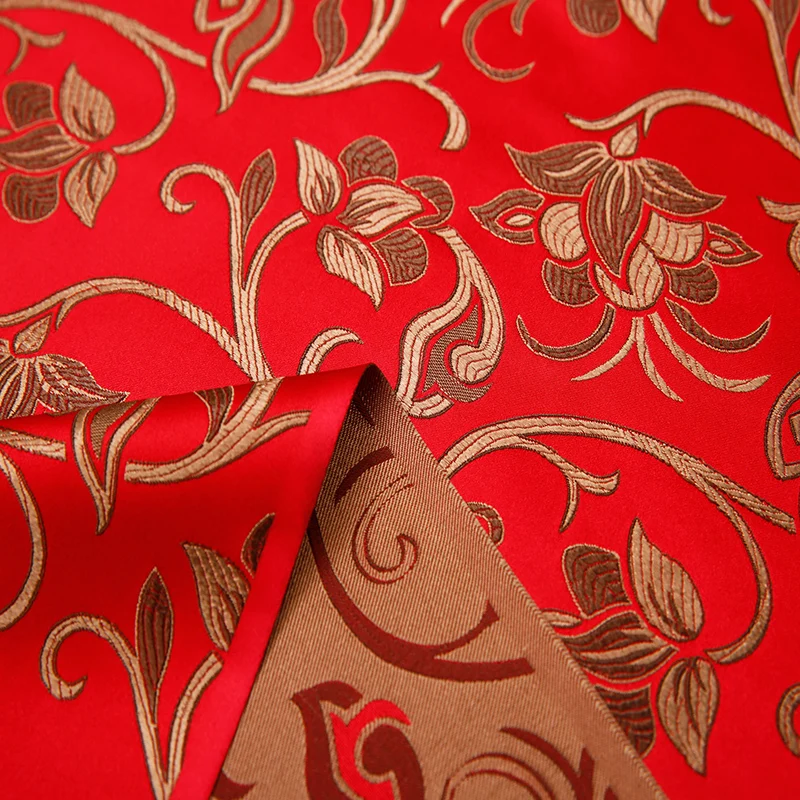 Brocade silk fabric cheongsam kimono and bags jacquard clothing fabric decoration home furnishing