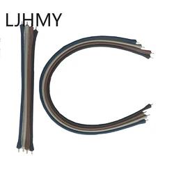 Black Brown Navy Gray Rubber Silicone Leather Cords Jewelry Findings  for DIY Jewelry Making Necklace 40cm and Bracelet  18CM