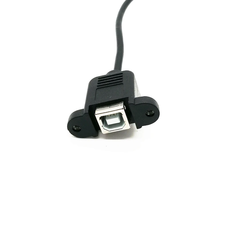 USB 2.0 Type B Male to Female M/F EXTENSION Data Cable Panel Mount For Printer or 3D Printer Cable Connector Adapter