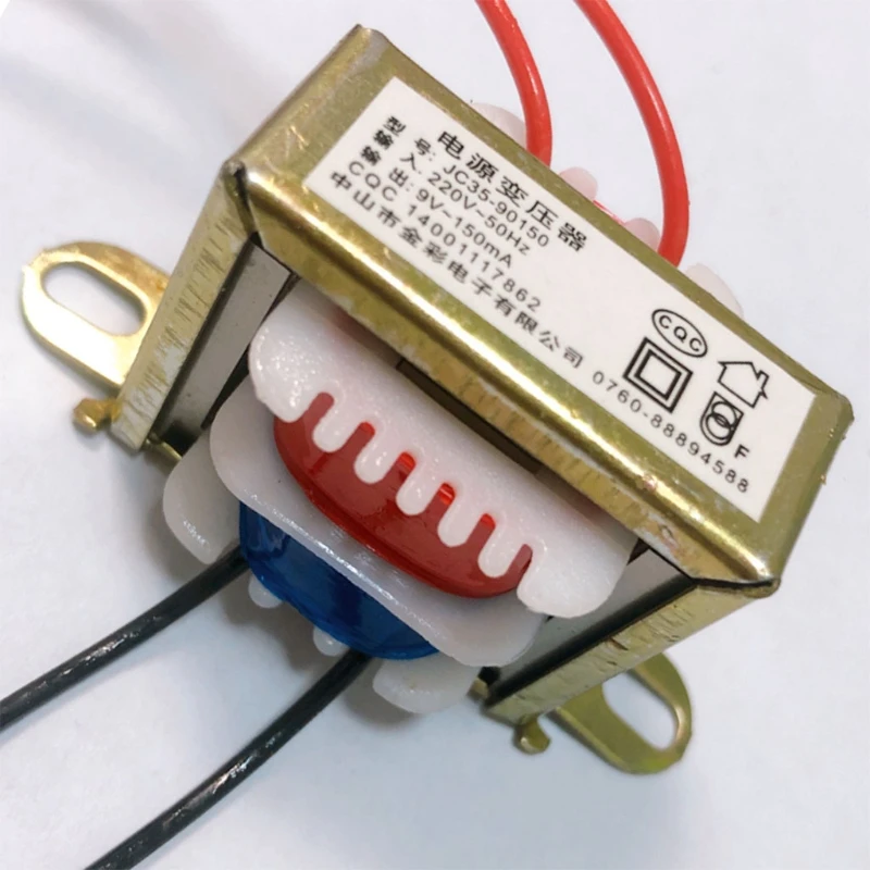 220V to 9V/12V Wired Transformer Voltage Transformer Power Converter for Electronic Clock