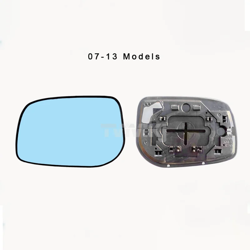 1 pair Side Rearview Mirror Blue Glass Lens For Toyota Corolla 2004-2021 four generation Wide View anti glare door mirror