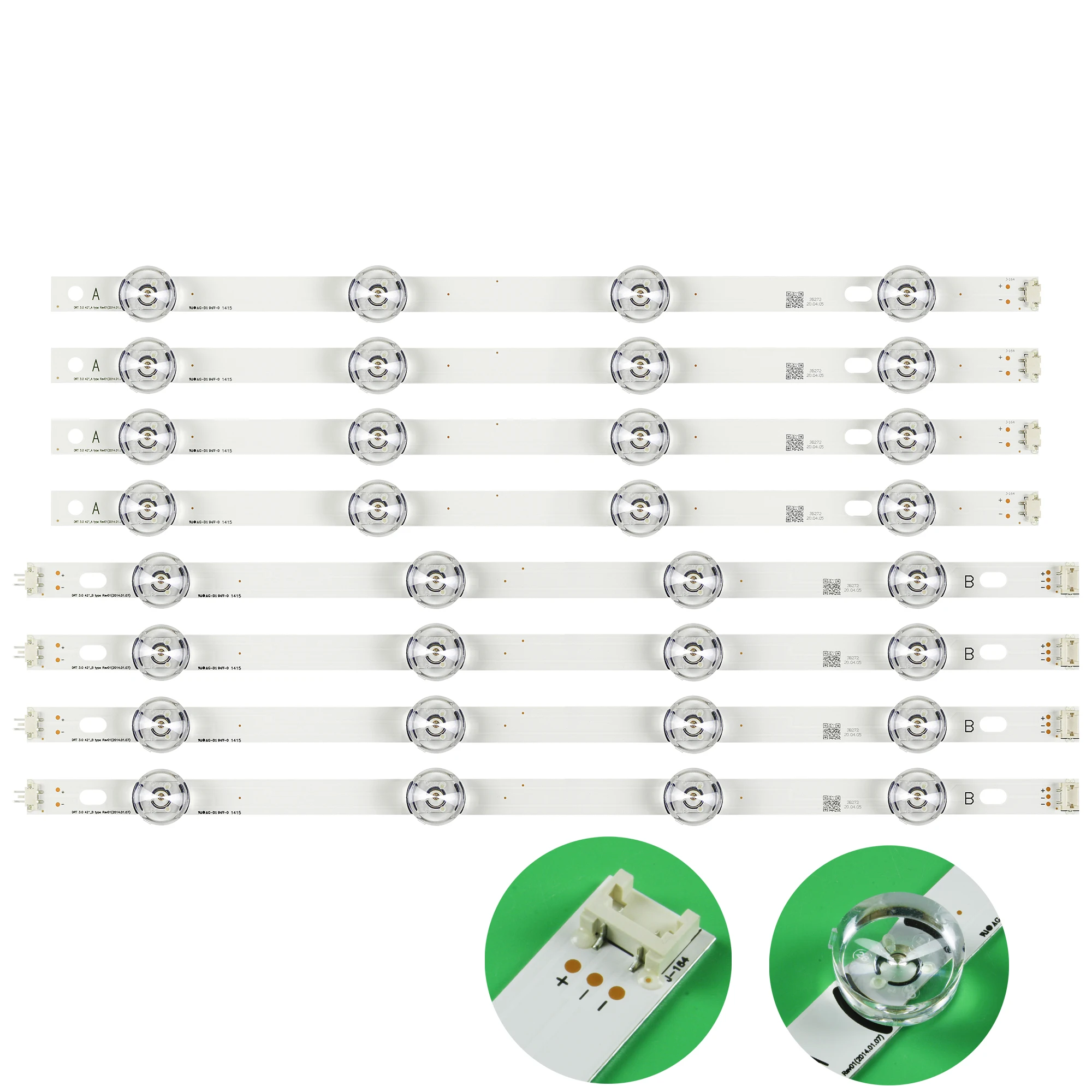 Ledes backlight csík számára 42GB6310 42LB550V 42LB561V 42LB585V 42LB580N 42LB563V 42LB5610 42LB580 421b5800 42LB 42LF LC420DUE FG