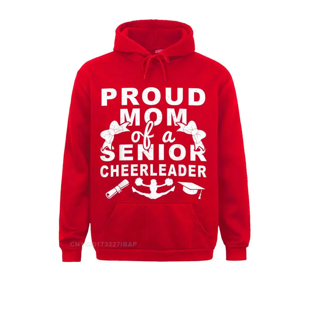 Proud Mom Of A Senior Cheerleader 2020 Mom Cheerleading Hoodies 2021 New Preppy Style Adult Sweatshirts Classic Sportswears