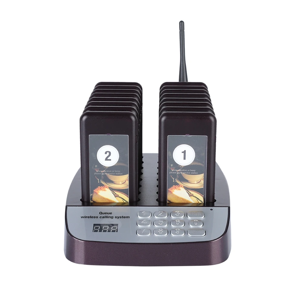 Imagem -02 - Sistema de Espera sem Fio do Pager Restaurante Que Enfileira o Sistema de Chamada 100240v Su66 a 16