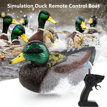 Rc boat simulation duck 2 styles remote control toy switch waterproof electric water children's Rc animal toy