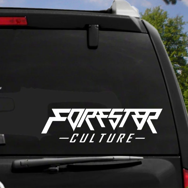 Tri Mishki HZX1071# Forester Culture car sticker funny Vinyl Decals Motorcycle Accessories Stickers