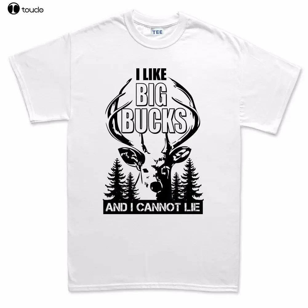 2019 Newest Fashion I Like Big Bucks Hunter Mens T Shirt - Bow Rifle Hunter Survival O-Neck Hipster Tshirts